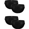 Lovable LVB Slip Multipack in Cotone Elasticizzato, Mutande Basic, Comode e Traspiranti, Intimo Uomo dal Comfort Totale, Pacco da 4 Uomo X4