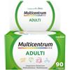 Multicentrum Adulti Integratore Alimentare Multivitaminico Completo Vitamine e Minerali per Adulti, con Vitamina B, D e C, Combatte Stanchezza e Affaticamento, 90 Compresse