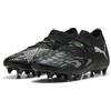 PUMA Future 8 Match MXSG, Scarpe da Calcio Unisex-Adulto, Black Silver-Fluo Green, 40.5 EU