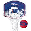 Wilson Minicanestro da Basket NBA TEAM MINI HOOP, Plastica, Rosso/Bianco/Blu (NBA)