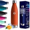 HoneyHolly Borraccia Termica, 18/8 Acciaio Inox Bottiglia Termica - 750ML - Senza BPA Borraccia Palestra, Isolato Sottovuoto, Borracce Termiche, Antigoccia, Bottiglia Acqua Termos per Scuola, Ufficio, Campeggio