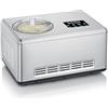 SEVERIN EZ 7405 Gelatiera 2in1, yogurt, display touch LED, contenitore da 2 L, timer, raffreddamento automatico, Gelatiera autorefrigerante, mantiene freddo 30 min, ricettario, acciaio inox