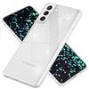 NALIA Chiaro Glitter Cover compatibile con Samsung Galaxy S22 Plus Custodia, Traslucido Anti-Giallo Copertura Brillantini Sottile Silicone Glitterata Protezione, Case Diamante, Colore:Trasparente