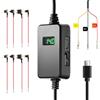 70mai UP06 Hardwire Kit Regolabile, USB-C, Protezione Bassa Tensione 3 Livelli Compatibile con M310, A410, A510, A810S, A800SE, 4K Omni, T800, T800E, Monitoraggio Parcheggio 24h, Display Voltaggio