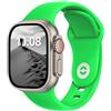 DONEGANI ELETTRONEO SB Cinturino per Apple Watch Ultra 3 2 49mm, Serie 11 10 46mm, 9 8 7 45mm 41mm, SE 6 5 4 44mm 40mm, 3 2 1 42mm 38mm Donna Uomo Band Bracciale Sport Silicone, Verde Fluorescente