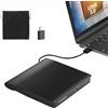 ORIGBELIE Lettore CD Esterno per PC Portatile, Plug & Play Masterizzatore DVD CD Externo, USB 3.0 Type-C CD/DVD +/-RW Drive, Slim Unità DVD Esterna per Laptop Desktop Windows 11/10/8/7/XP Linux OS