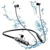 SOPPY Cuffie Bluetooth 5.0 Sport in Ear, auricolari sportivi, magnetici, ultra leggeri, supporta scheda TF senza fili, con microfono, IPX5/25 ore, tempo di gioco, nero