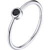 Silvora Anelli Argento Sterling Anello da Donna Fedi Nuziali Argento 925 Zirconi Cubici Lucidi Fedi di Fidanzamento Eternità Taglia IT #7-27 Confezione Regalo Delicata Natale San Valentino