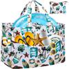 LEASOUL Borsa da Spiaggia Grande con Cerniera, Borsa Tote Impermeabile per Mare, XXL Borsa a Spalla e a Mano da Donna, con Una Borsa Piccola, per Spiaggia, Vacanza, Viaggio