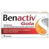Reckitt Benckiser Benactiv Gola 16 pastiglie gusto arancia senza zucchero