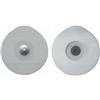 Gima Elettrodo Oe Foam Monouso Ovale 48x50mm Per Adulti In Gel Solido Con Sensore Ag/agcl Con Clip In Acciaio Inox Fiab 50 Pezzi