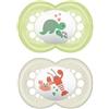 Mam Baby Bamed Baby Italia Mam Original 6+ Silicone Confezione Doppia Neutro