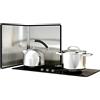 Aisny Piastra Antispruzzi da Cucina, Schermo Antispruzzi da Cucina in Acciaio Inox, 80x40x30cm