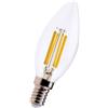 MKC Lampadina LED a filamento candela 6W attacco E14 806 lumen luce calda MKC 3000K - 499048540