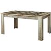 Stella Trading, Bonanza, Tavolo da pranzo in stile vintage, legno driftwood, allungabile, stile rétro, per soggiorno e sala da pranzo, 160 240 x 76 x 90 cm (larghezza x altezza x profondità)