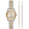 Michael Kors Orologio Lexington da donna, movimento al quarzo a tre lancette da 26 mm con cinturino in acciaio inossidabile, 26 mm, Tono oro e tono argento