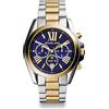 Michael Kors Cronografo Bradshaw con cinturino in acciaio inossidabile bicolore per donna MK5976