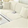 Ystyle Copriseduta Divano Elasticizzato, Universale Copricuscini Divano, Sofa Seat Cover, Copri Seduta Divano Antigraffio, Copridivano Cuscini, Coprisedile Divano (Grande 1 Posto, Beige)