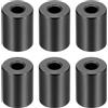 PATIKIL M6 Distanziali in Alluminio, 6pz Distanziali Metallici in Alluminio 6,2mm ID x 15mm OD x 20mm L Distanziatore a Vite in Alluminio Rotondo per Viti 1/4 o M6, Nero