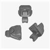 Fire&Box Accessorio Ricambio Aspiracenere 2Click set 3 ruote pivottanti