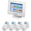 TERMOSTATO ELETTRONICO DA RADIATORE HONEYWELL EVOHOME 4 TESTE ATP924R3020 - WIFI