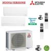Mitsubishi Electric NUOVO Condizionatore Climatizzatore Mitsubishi Dual Split 12+12 - MXZ-2F53VF + 2x MSZ-AY35VGKP plasma quad PLUS