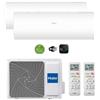 Haier GARANZIA ITALIA Condizionatore Climatizzatore Haier Pearl WIFI 9000+12000 - 2U40S2SM1FA + AS25PBPHRA-PRE + AS35PBPHRA-PRE
