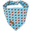 Unique style paws 1 bandana per cani del Ringraziamento, bavaglino quadrato di cotone lavabile, asciugamano regolabile per cani di piccola taglia media e gatti L