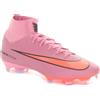 Nike Scarpa da Calcio Uomo Nike Mercurial Superfly 10 Pro Firm Ground Rosa Rosso