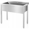 Hendi Tavola Monolavello - Saldata Profondita: 700 Mm Bacino: 300 Mm. 1000x700x(h)850mm 812860