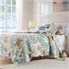 Greenland Home Barefoot Bungalow Atlantis Jade Set Trapunta, 5 Pezzi/Queen, Giada