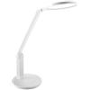 Alco Lampada da scrivania Base Rotonda, Bianca, dimmerabile, 76 LED, plastica, 15 Watt, Circa 20 x 20 x 46,5 cm