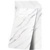 OJTOJT Adesivi per piastrelle in marmo, autoadesivi, per cucina, 60 x 30 cm, impermeabili, per cucina e bagno (Nuvole Fluenti)
