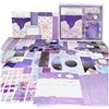 ROEOWENE 394pc Scrapbooking Kit Aesthetic DIY Scrapbooking Accessori Adesivi Vintage Sticker Journal Fai Da Te Junk Journaling Kit Regalo Compleanno per Donne Adolescenti-Luce Lunare