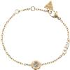 GUESS Bracelet Pour Femme Matelassé Coin Doré JUBB04594JWYGS, Cristal