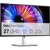 Dell U2724DE UltraSharp Thunderbolt 27 QHD (2560x1440) Monitor, 120Hz, IPS Black, 5ms, 98% DCI-P3, 2x Thunderbolt, 2x USB-C, 2x DisplayPort, HDMI, 4x USB, RJ45, 3 Anni di Garanzia, Argento