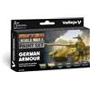 Vallejo Model Color Pintura Acrilica 18 ml, Acabado Mate, Autonivelante, Sistema BSL per Modellismo e Figure, Colori Acrilici WWII German Armour