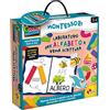 Liscianigiochi- Italia Montessori Laboratorio dell'Alfabeto e Prima Scrittura, Multicolore, Taglia Unica, 92819