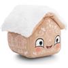 NICI 62409 Casetta di pan di zenzero di peluche, morbido e tenero pupazzo per coccole e giochi, per adulti e bambini, 15 cm, marrone