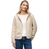 Street One 3228384 Giacca Teddy con Cappuccio, Rosa Cipria, 42 Donna