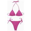 Emporio Armani Bikini Triangolo Donna 3D Bold Logo Bianco M, Logo EA 3D Bianco, M