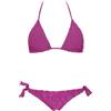 EMPORIO ARMANI Bikini Donna 3D Bold Logo Triangolo Viola L, Bouganville 3D EA Lo, L