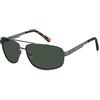 Polaroid P4314, Occhiali da Sole Uomo, Nero (Black/Green Polarized), 63