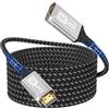 Lumivtx prolunga HDMI 1.5M Cavo,8K@60Hz 4K@144Hz,cavo di prolunga HDMI 2.1 maschio femmina 48Gbps Ultra High SpeedUHD HDCP Dynamic HDR10+ eARC compatibile con PS5/PS4 TV stick Proiettore HDTV