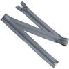 Aerzetix - Set di 8 Cerniere Lampo a Spirale separabili da 80 cm N°5 con cursore - Metallo Nylon Poliestere - Cucitura e Riparazione creazioni Tessili - Colore Grigio Pietra