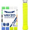 G-Lueck Vayzo Overgrip per padel e racchette da tennis perforate, fascia antiscivolo e assorbe il sudore, per badminton, squash e pickleball, set da 3 e 12 in diversi colori (arancione, set da 3)