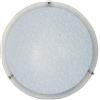 E-ENERGY Gaia Lampada Plafoniera da Soffitto in Vetro Moderna Rotonda Attacco E27 2 Luci 40cm