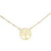 Monde Petit Pendente albero della vita - oro giallo 18k (750) - Scatola Regalo - Certificato di garanzia