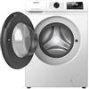 Hisense WFQP701219VM - Lavatrice, classe A, 7 kg, 1200 giri/min, altezza 84,5 cm x larghezza 59,5 cm, bianco
