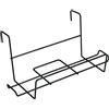 Sauvic Supporto per fioriera acciaio plastificato nero 50x18 cm